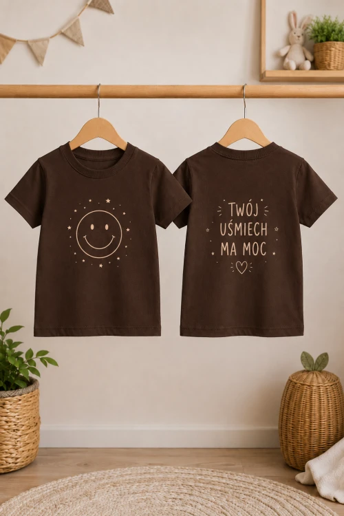 koszulka_twoj_usmiech_ma_moc_brown.png